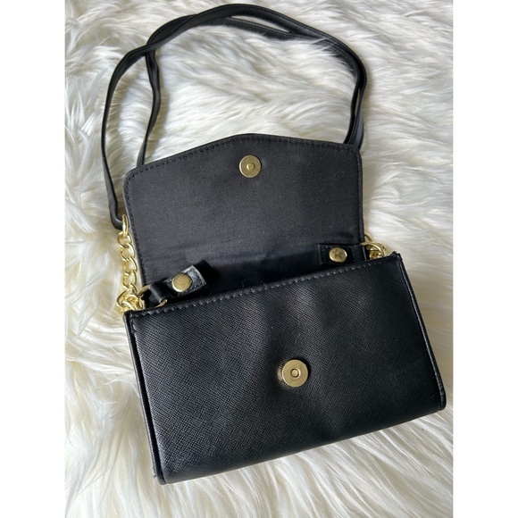 GUESS | black and gold shoulder bag/ wallet - Picture 9 of 11
